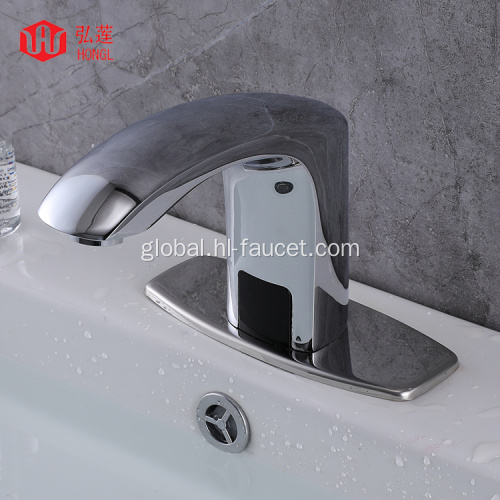 Sensor Tap Mixer Bathroom non-contact induction hot and cold water faucet Supplier